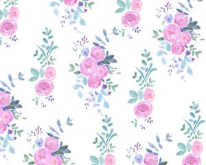 Free Watercolor Flower Clipart Romantic Rose/PNG files | Gogivo