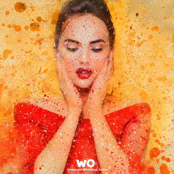 WO Watercolor Photoshop Action