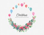 Free Christmas Watercolor Clipart - Image 2