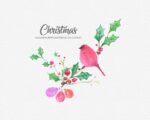Free Christmas Watercolor Clipart - Image 4