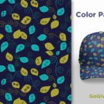 Free Color Pattern with Leaf elements