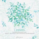 Free Leaves Watercolor Clipart
