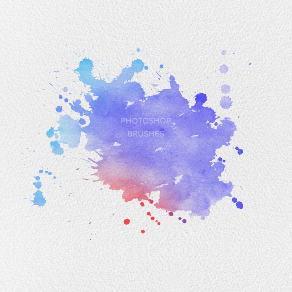 watercolor splash brush photoshop free download