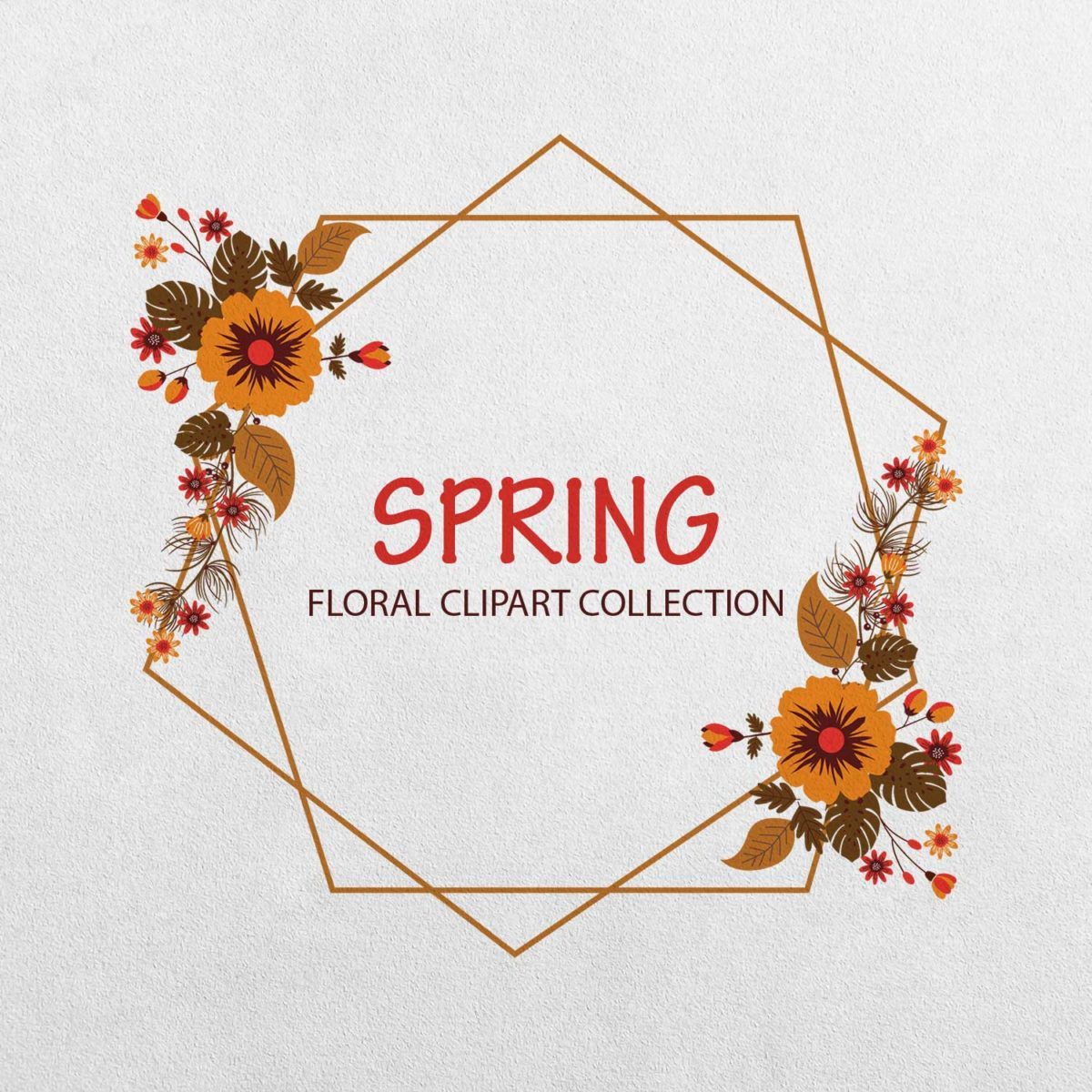 Spring Floral Clipart Collection