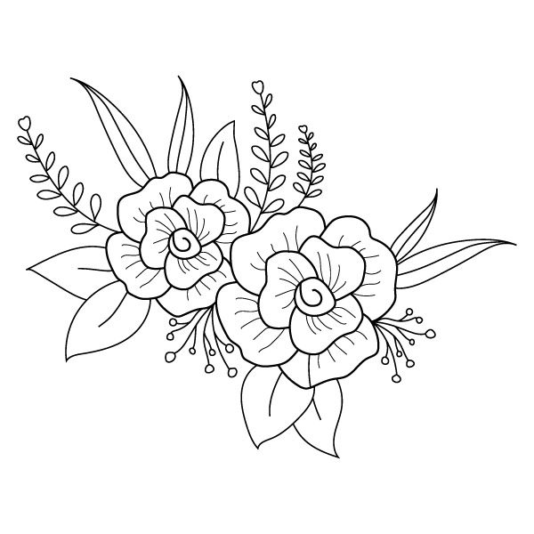 Download Free Flowers EPS, PNG, SVG, files, Flower Bouquet, Floral ...