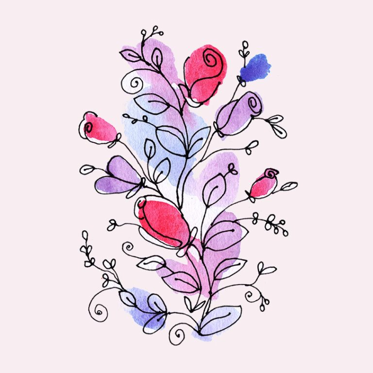 Free Floral Bouquet Watercolor Clipart PNG Abstract Watercolor Flower ...