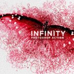 Infinity Line Art Photoshop Action