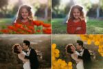 42 Painted Flowers photo Overlays | photography overlays | photoshop overlay | Family, Wedding, Portrait | Digital Effect | Flower Overlays - Image 3