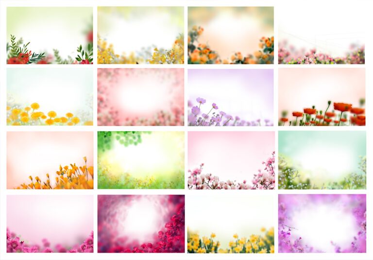 42 Painted Flowers photo Overlays | photography overlays | photoshop