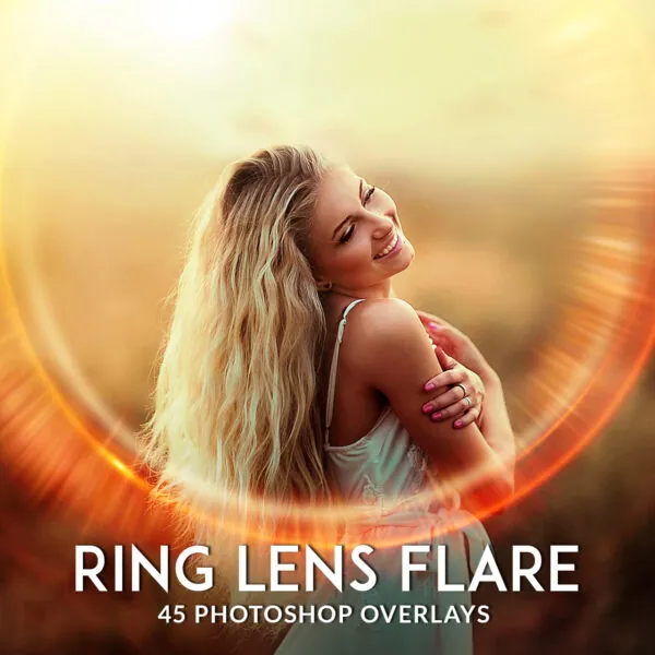 45 Ring Lens Flare Overlays