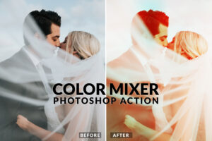 Color mixer Photoshop action