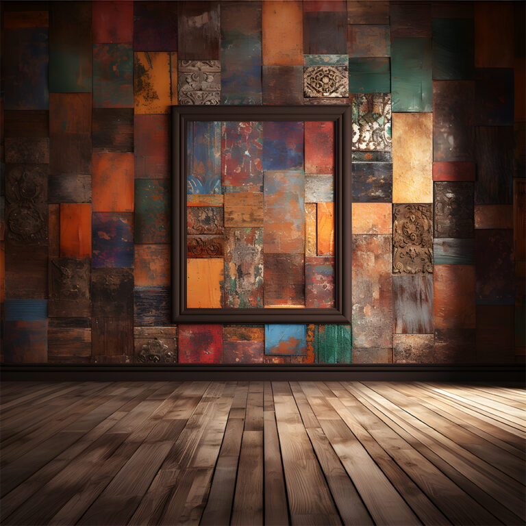 Rustic colorful fine arts texture backdrops