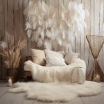 Boho Digital Backdrop, Studio Backdrop