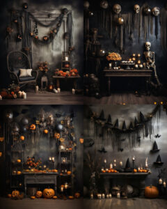 Halloween Digital Backdrop