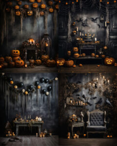 Halloween Digital Backdrop