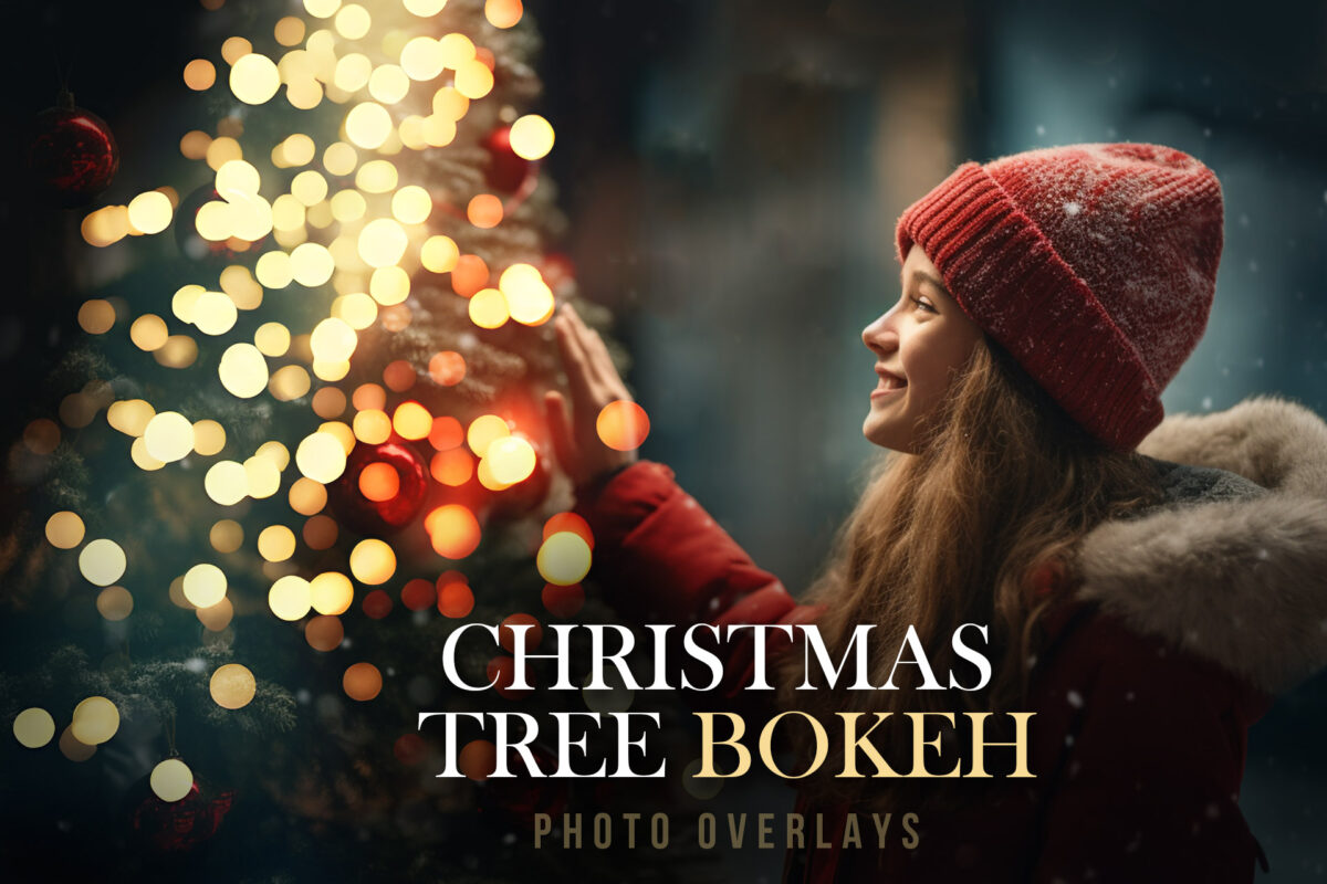 50 Christmas tree bokeh light PNG overlays, Realistic Christmas light overlay, Christmas lights, Photography, Sparkles