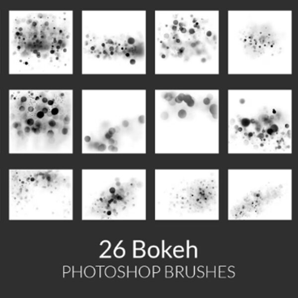 Bokeh light photoshop brushes
