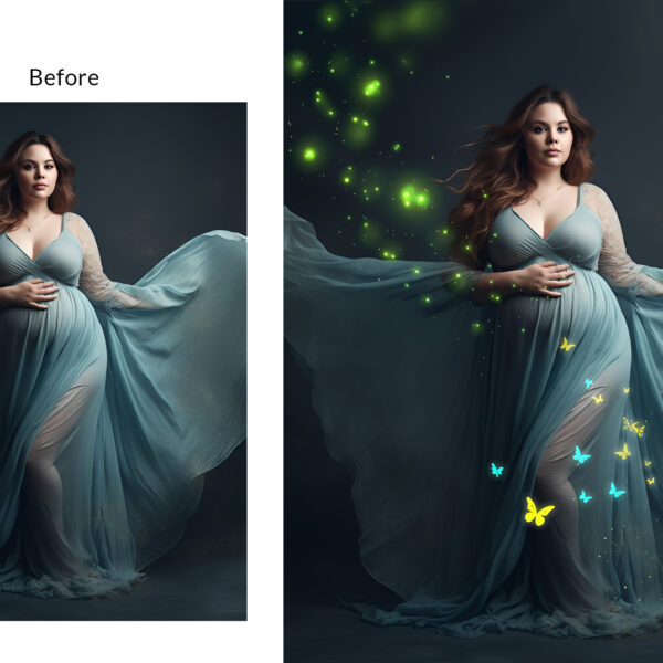 35 magic light and bokeh photo overlays perfect for maternity photo sessions and wedding photo sessions