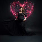 Valentine PNG overlays Glowing Heart backdrop overlays Maternity digital backdrop Valentines composite Photoshop overlay digital background