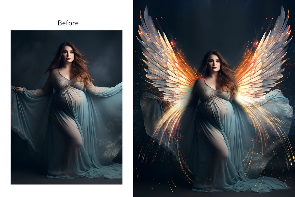 Angel Wings Photoshop overlays Glitter Wings Fairy Wings Digital Overlays Maternity Backdrop Overlays Photoshop Maternity Fine Art Textures