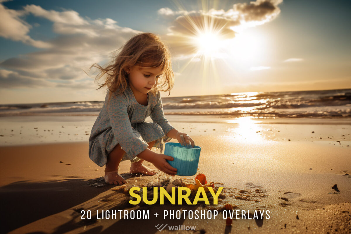 Realistic sunlight overlays, sunbeam overlay, sunray overlays, Photoshop sun overlay, Natural light overlays