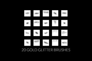 Glitter Photoshop brushes, Glitter brushes, Photoshop brush Sparkle and bokeh effect digital brushes for photo editing, photography brushes