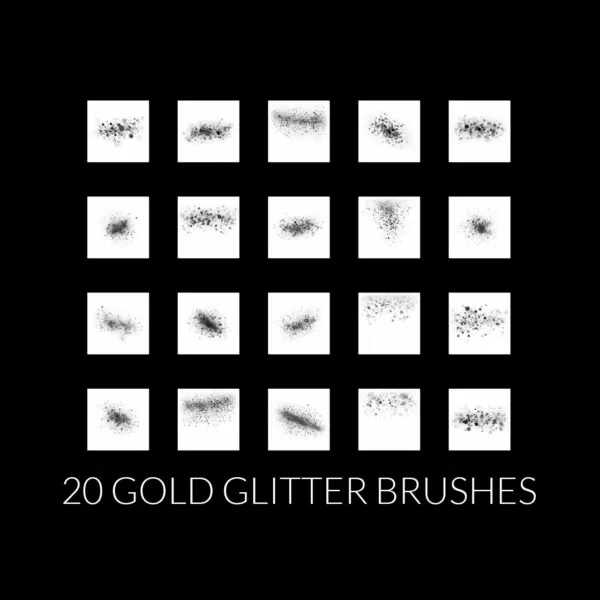 Glitter Photoshop brushes, Glitter brushes, Photoshop brush Sparkle and bokeh effect digital brushes for photo editing, photography brushes