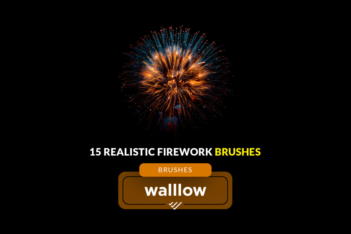 realistic firework brushes