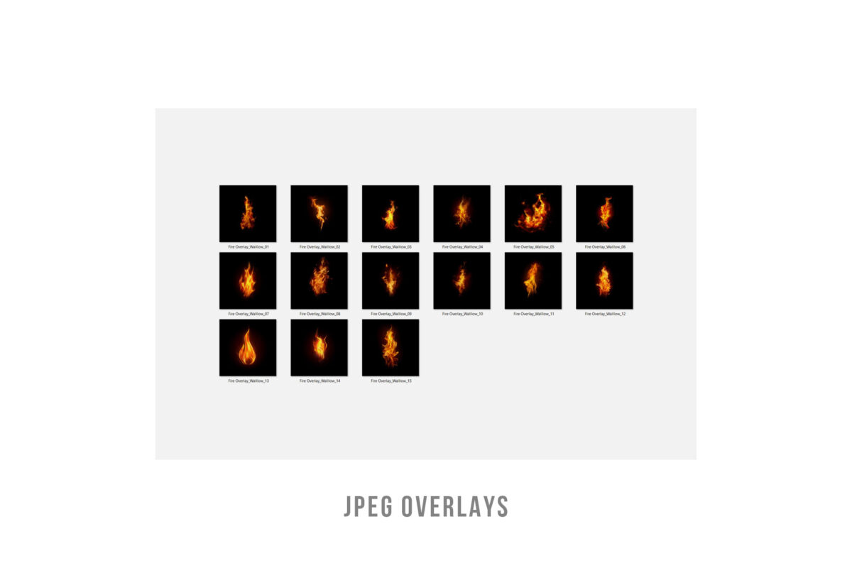 Fire transparent overlays