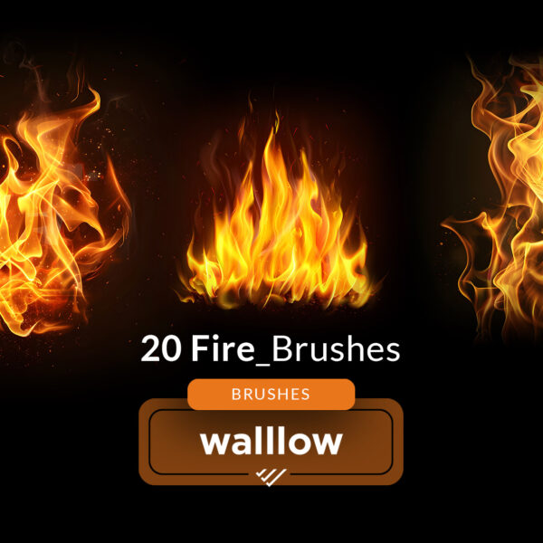 fire and flames photoshop brushes