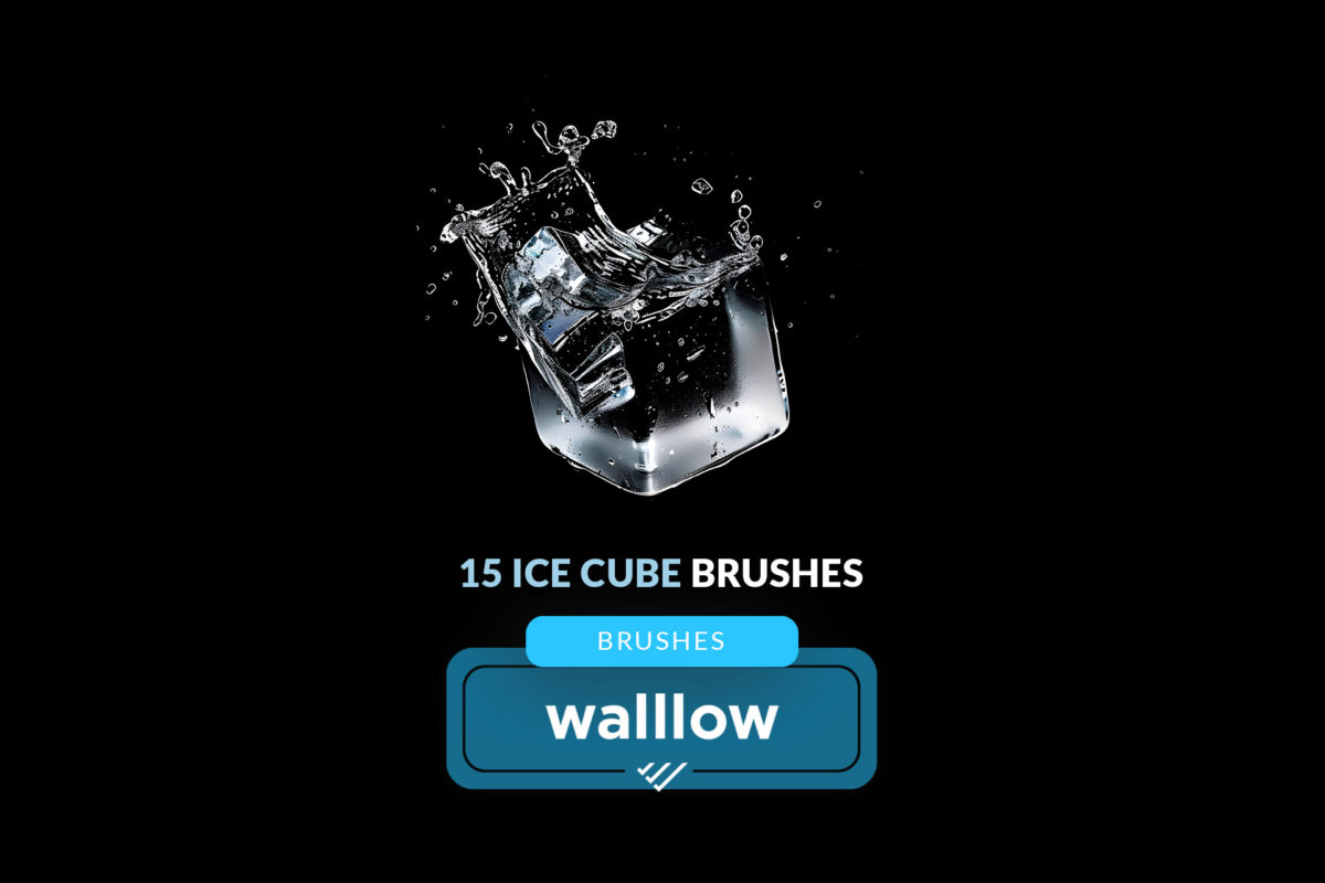 ice cube effect photoshop brushes