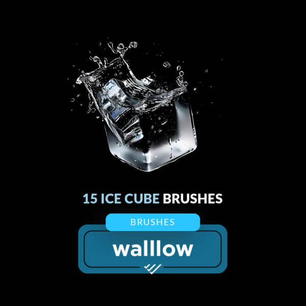 ice cube effect photoshop brushes