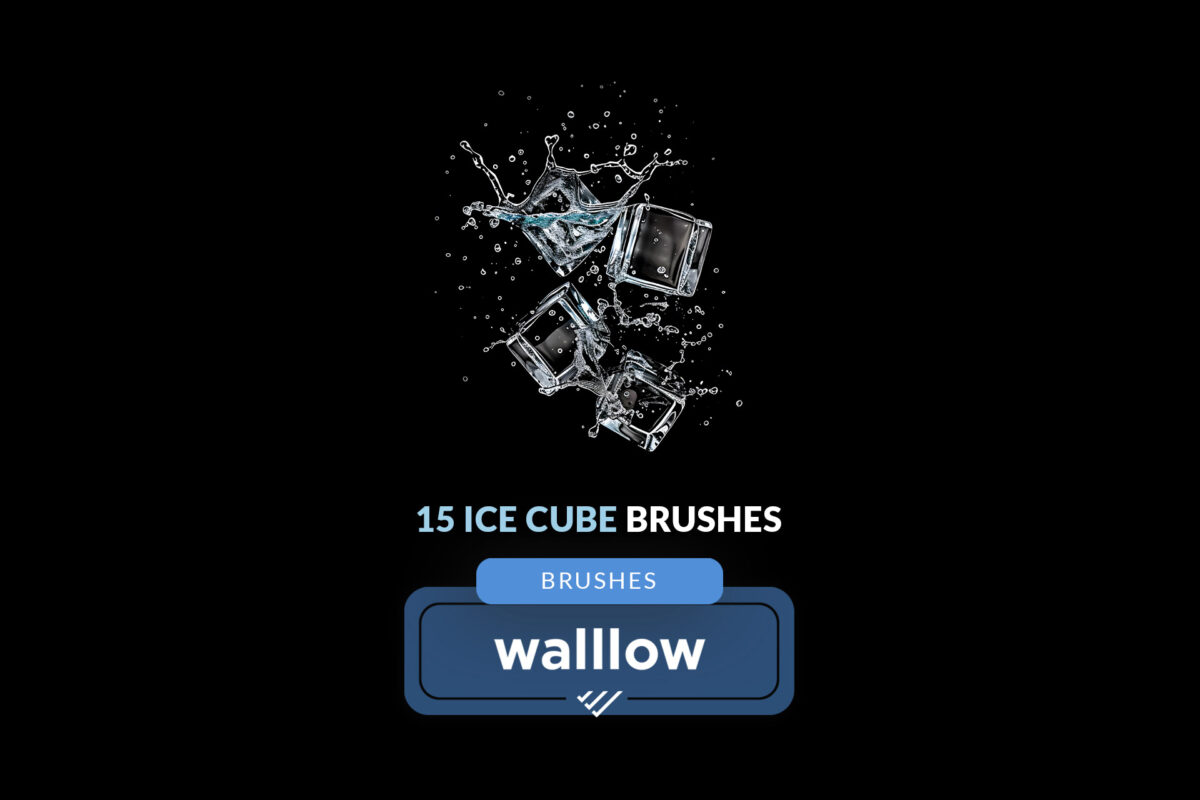 ice cube effect photoshop brushes