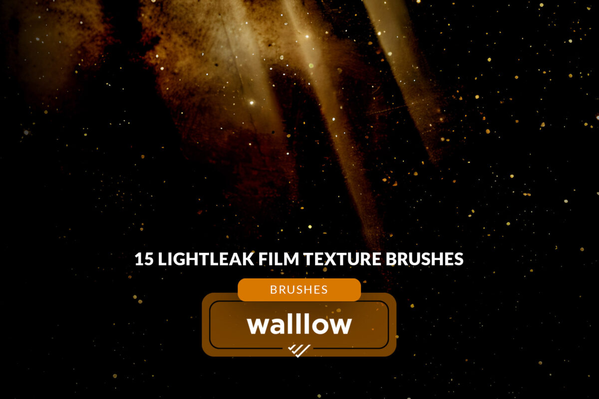 Light leaks film texture photoshop brushes