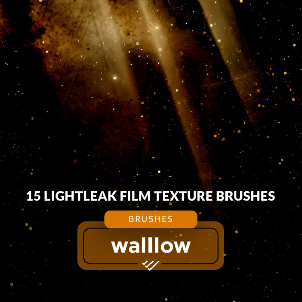 Light leaks film texture photoshop brushes