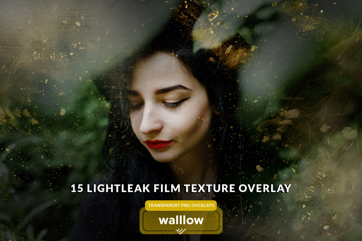 light leaks and vintage film texture transparent png overlays