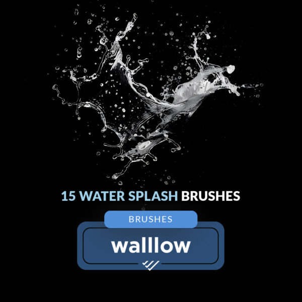 water splash photoshop brushes