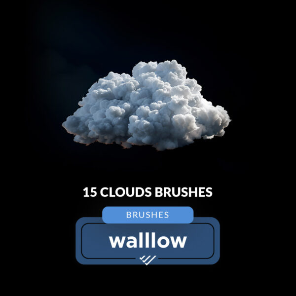 Clouds brushes, Photoshop brushes clouds, Digital clouds, cloud Photoshop Realistic cloud brushes kit for photographers, atmospheric brushes