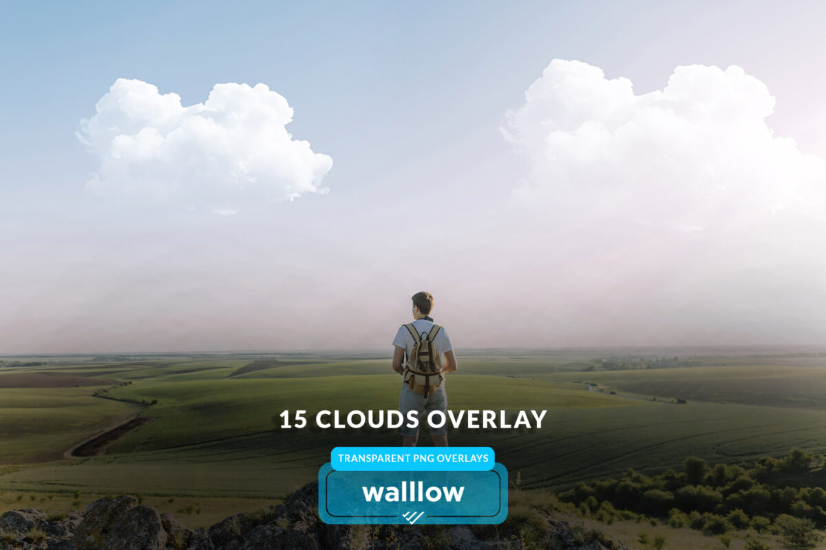 Clouds overlay, Realistic clouds photoshop overlays, digital clouds, transparent png photo overlays, cloud Photoshop textures for photo edit