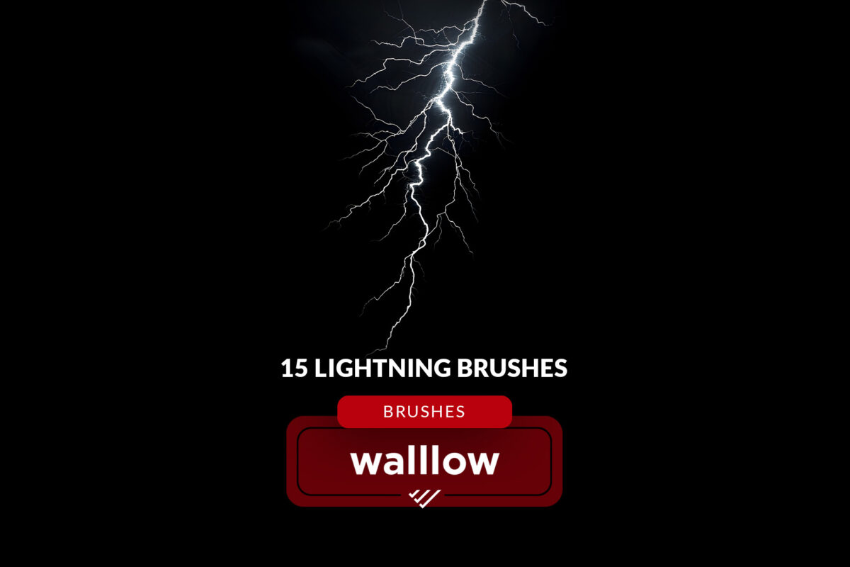 Lightning photoshop brushes