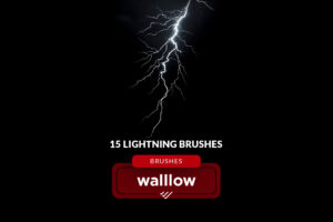 Lightning photoshop brushes