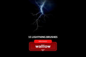 Lightning photoshop brushes