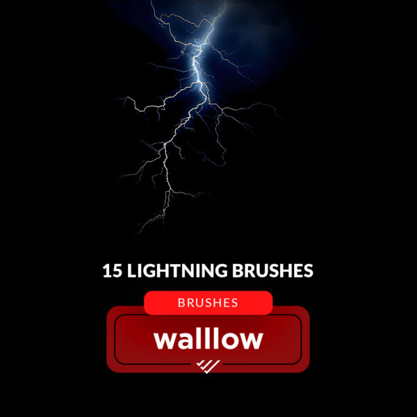 Lightning photoshop brushes