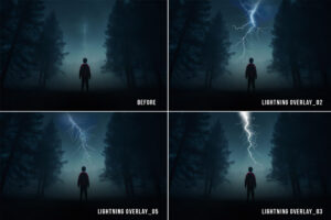 Lightning transparent png photo overlays