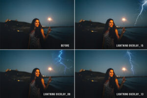 Lightning transparent png photo overlays