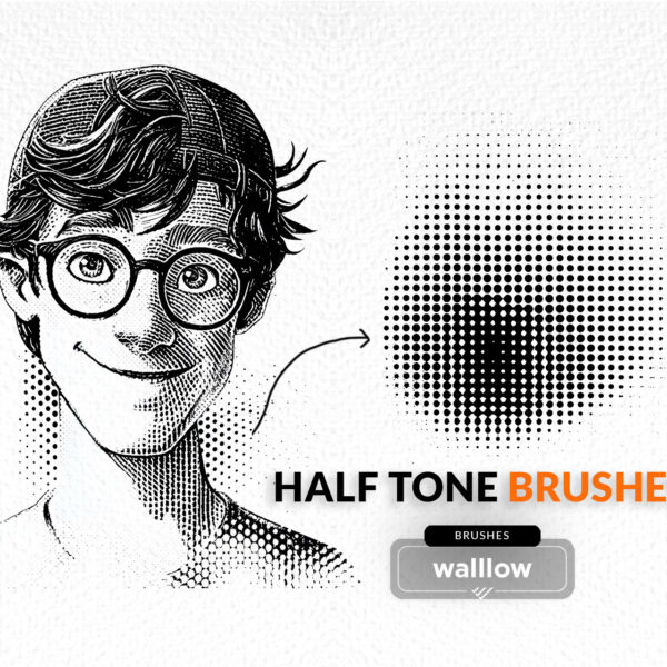 Free Halftone brushes photoshop