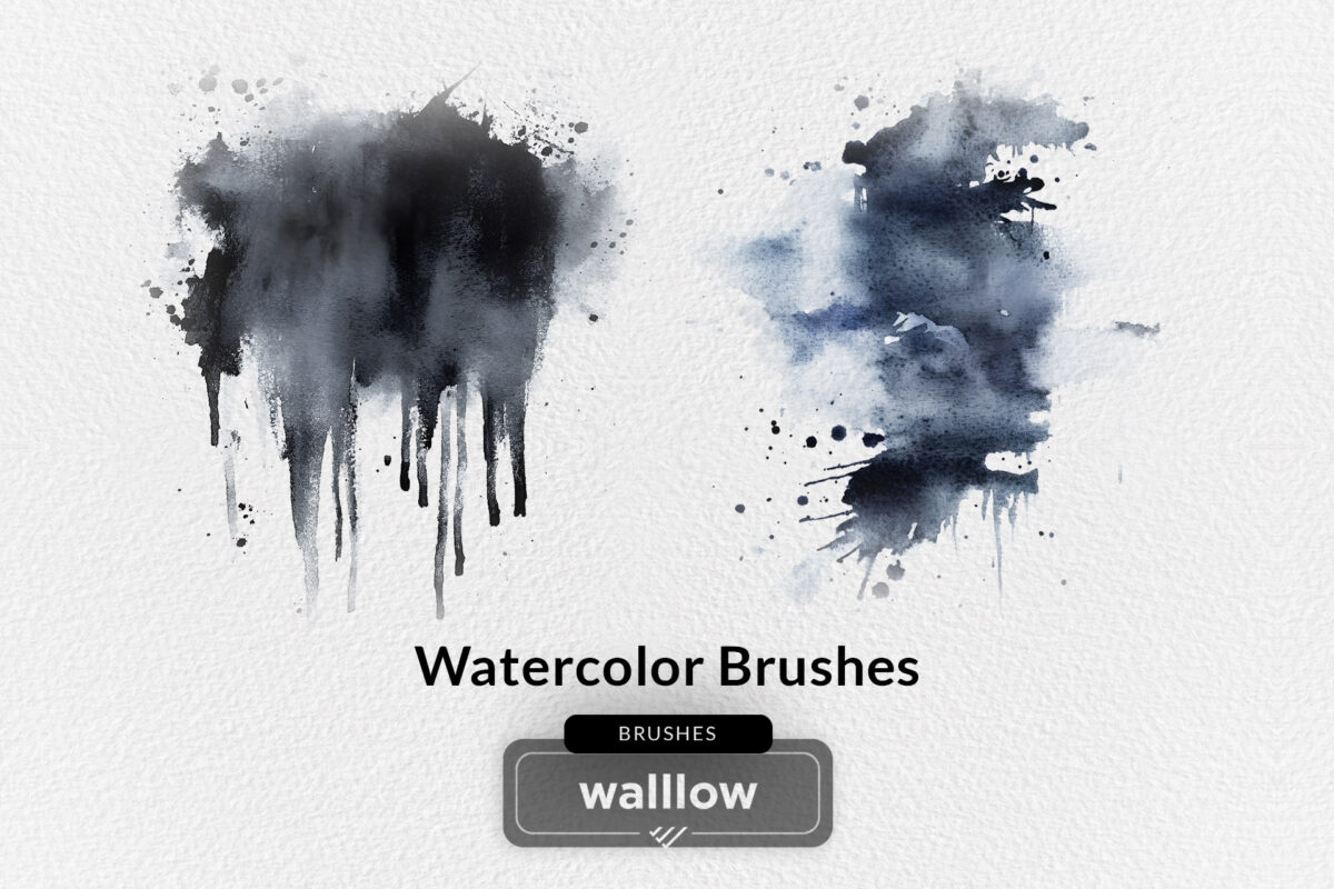 Free watercolor photoshop brushes