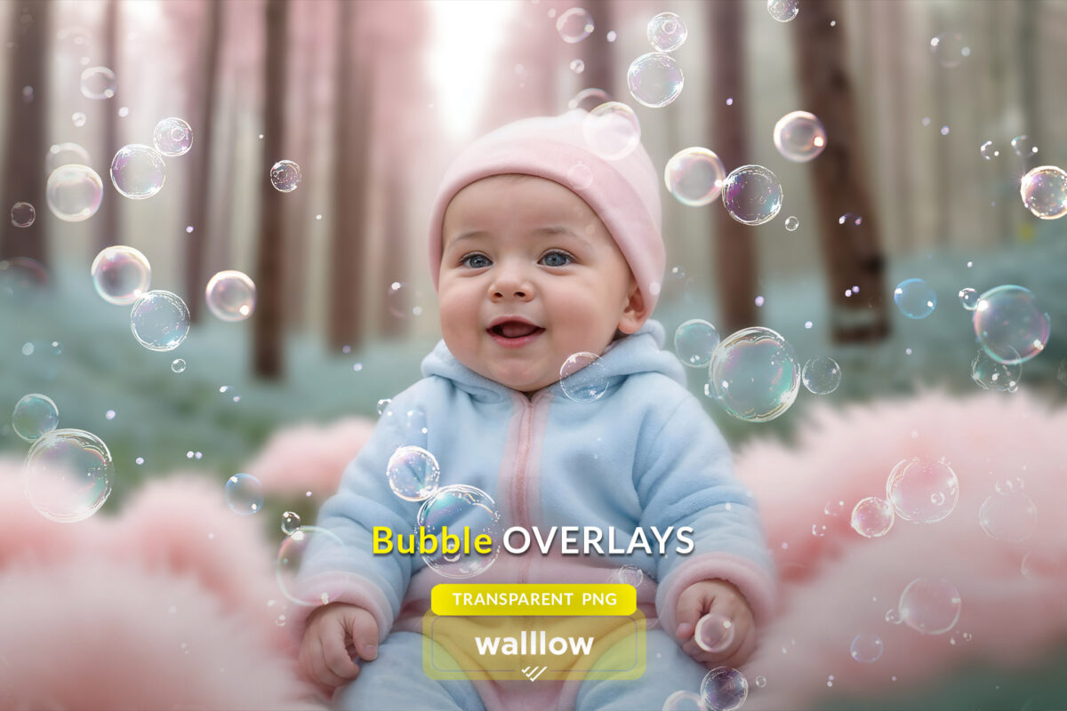 Realistic transparent PNG bubble overlays for digital design and photography. High-resolution bubble effects ideal for enhancing images and creative projects. Perfect for water-themed or playful designs, available as an instant digital download.