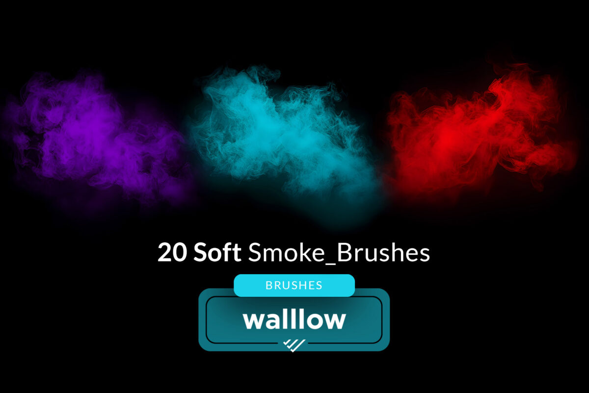 Realistic smoke Photoshop brushes and digital smoke textures for creating smoke effects in photo editing. Ideal for party smoke effects and creative design projects with easy-to-use brush set.