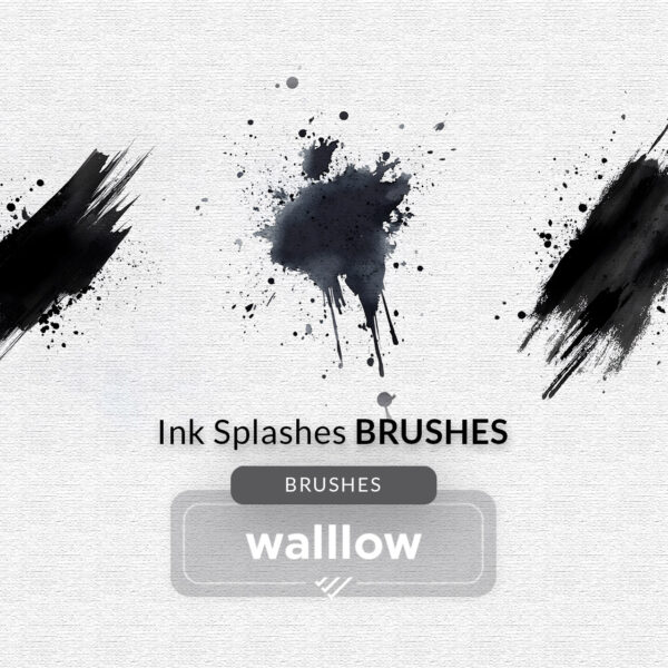 watercolor splashes photoshop brushes